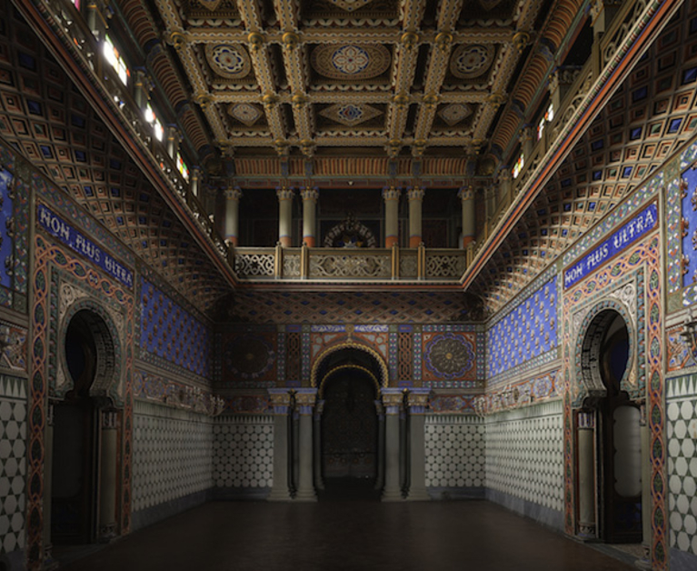 Inside an abandoned castle with incredible interiors